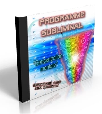 subliminal concentration mentale CD subliminal développer la concentration mentale et la maîtrise de l'esprit